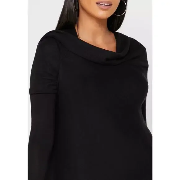 Ted Baker London Fiyyona Open Cardigan Womens size0/2 US Maroon Asymmetrical Hem - Picture 13 of 14